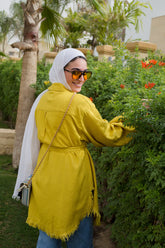 Yellow kokta chemise